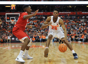 Tyus Battle scored 18 points in 28 minutes on 6-of-14 from the floor in SU's season opener. 