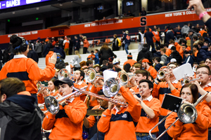 Syracuse lost its first game of the season against No. 2 Kansas at American Airlines Arena in Miami.