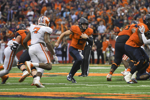 Eric Dungey led Syracuse to victory over Clemson for SU's last win of the season on Oct. 13, 27-24.