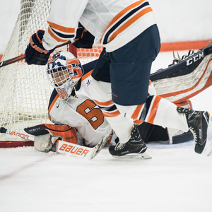 Abbey Miller has struggled to lay claim to the starting goalie job for Syracuse this season.