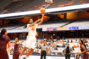 Amaya Finklea-Guity averages seven points a game while shooting at 55.4 percent clip. 