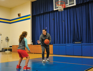 Peter Dourdas has worked with multiple members of the Orange basketball team.