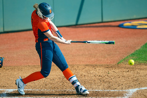 Michala Maciolek, a freshman catcher for Syracuse, has batted .212 in 14 starts for the Orange.