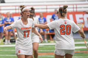 Riley Donahue (No. 17) and Bella Recchion have helped Syracuse jump two spots to No. 16 in this week's Inside Lacrosse poll.