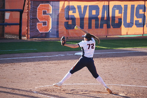 AnnaMarie Gatti struck out six batters on Wednesday against Colgate. 