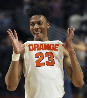 Malachi Richardson was selected in the NBA Draft after one year at Syracuse, and now he's just focused on his play for Toronto and being a dad.