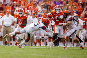 Travis Etienne gashed the Orange Saturday.