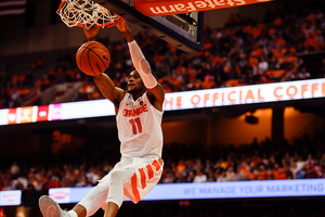 Oshae Brissett led Syracuse with 20 points in the season opener. 