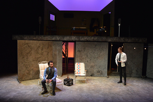 Nick Turturro (left) and Justin Slepicoff star as Adam and Luke, respectively, in SU Drama’s production of “Next Fall,” a familial drama written by Geoffrey Nauffts. The show won the Tony Award for Best Play in 2010.