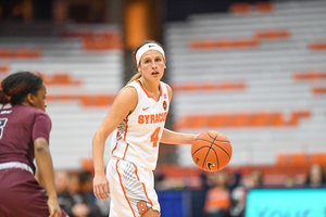 Tiana Mangakahia, pictured against Maryland Eastern Shore, had 13 points in the 4th quarter.