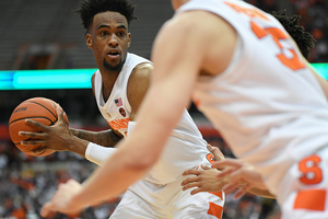 Oshae Brissett, pictured against Pitt, scored 11 points in SU's last contest.