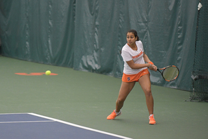 Dina Hegab and Syracuse's back end of its lineup has struggled, resulting in two-straight losses. 