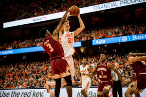 Against Virginia, Marek Dolezaj put up four points and nine rebounds.