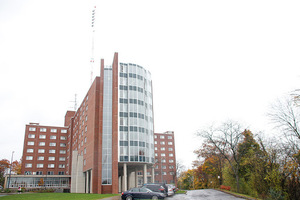 Day Hall has been the site of at least eight incidents of targeted graffiti.