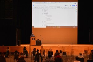 During Monday’s meeting, Hastings presented testimonials and quotes detailing Black students’ experiences with racism in the drama department.