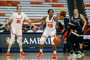 Syracuse fell behind by 16 at the end of the first quarter. 