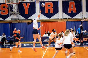 Yuliia Yastrub finished with 14 kills in Syracuse's five-set loss to UNC.