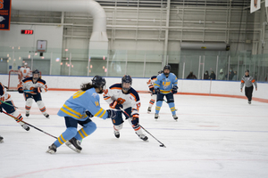 Abby Moloughney, pictured earlier this season, fired her last-second shot wide of an open net as the final horn sounded.