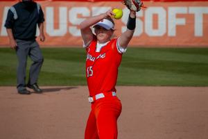 Kaia Oliver gave up one run in six innings against the Bulls in the second game of the doubleheader.