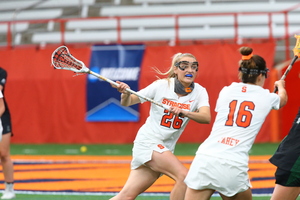 Sarah Cooper (left) was one of six Orange players who received All-American recognition. 