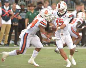 Sophomore Sean Tucker ran for 181 yards against Ohio. 