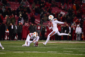 Andre Szmyt walked on to Syracuse’s football team in 2017, redshirting his freshman year.