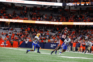 Syracuse picked up only 242 yards and 14 first downs, and its poor play in the second quarter led to its 31-14 loss.