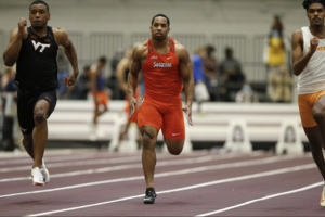 Sean Tucker placed 13th in the men's 60m prelims.