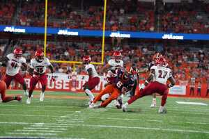 The Orange's dominant 31-7 victory over the Cardinals was the first home-opener win in four years.