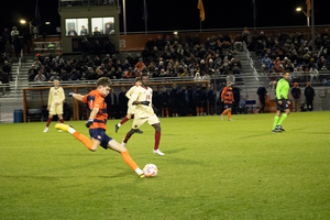 Jeorgio Kocevski scored SU's lone goal in its tie with Boston College.