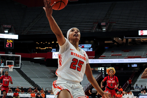 Alaina Rice scored a team-high 16 points in the win over Colgate.