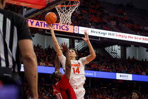 Syracuse rallied behind Jesse Edwards' double-double in the win over the Wolfpack, including a 3-pointer in the second half.