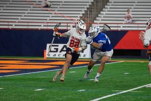 Syracuse fell to Duke 14-13 in overtime on Sunday.