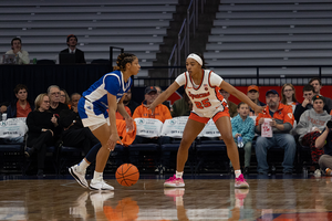 Syracuse let CCSU shoot 5-for-7 from 3-point range in the first half but held it to just one 3-pointer in the second half.