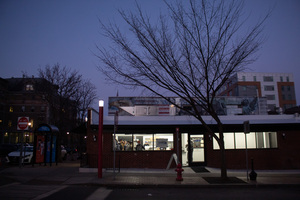 Schoolyard Bagels, located at 177 Marshall Street, opened its doors for the first time Thursday morning. The shop did not announce when it will open again. 
