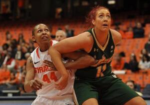 Carmen Tyson-Thomas (left) vs. South Florida