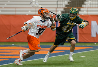 Dylan Donahue scored a career-high eight goals against the Saints.