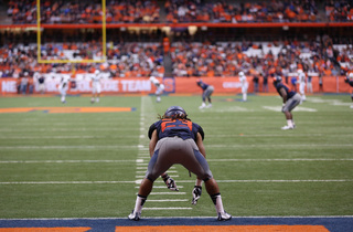  Gulley is back to receive a kickoff in the first half of SU's game versus Duke. 