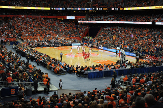 The Syracuse University men's basketball team played against Cornell University at the Carrier Dome on Nov. 10. 