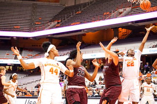 Syracuse out-rebounded Maryland Eastern Shore by 18.