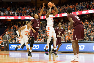 Oshae Brissett struggled from the field, shooting 2-of-12.