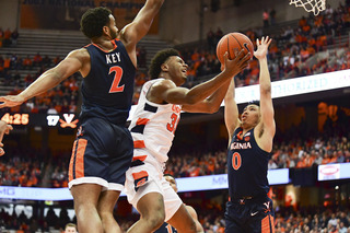 Virginia's pack line defense swallowed up SU inside, limiting the Orange to 16 points in the paint. 