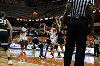 Kiara Lewis led Syracuse with two assists. Five players were tied for second, with 1.