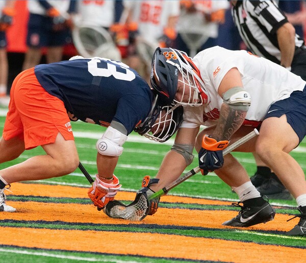 MYSTERY MAN: John Mullen’s unorthodox routine prepared him to be SU's star faceoff man