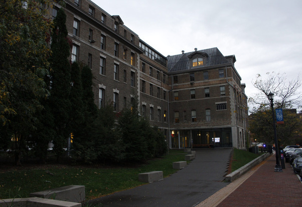 Deceased person found in Huntington Hall